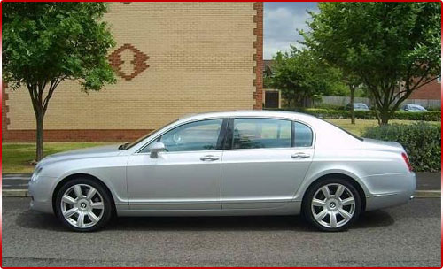 Prom Limo Hire - Bentley Flying Spur Side